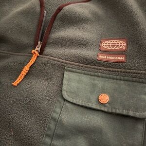 Aime Leon Dore Olive Fleece Jacket